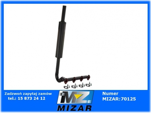 Wydech kompletny C-360 C-4011 kolektor kolano tłumik-56804