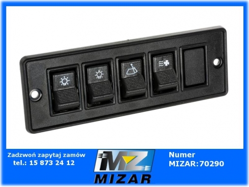 Panel przełączników z przełącznikami Ursus Zetor-56814