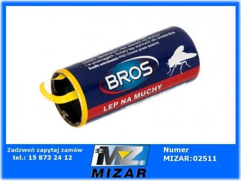 Lep na muchy muszki owocówki okrągły BROS-57093