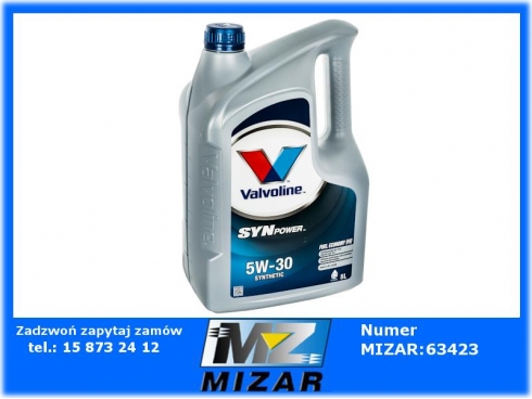 Olej silnikowy Valvoline SynPower FE 5W30 5l-57361