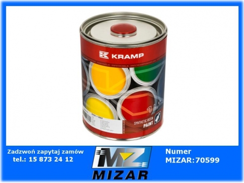 Lakier do maszyn Zetor > 2002r czerwony 1l Kramp-57350