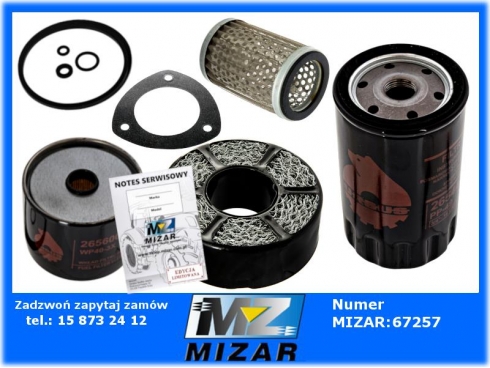 Zestaw filtrów MF3 235 255 2812 3512 + Gratis Notes Serwisowy-57309