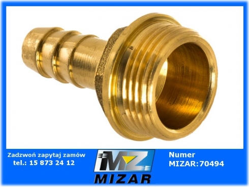 Złączka do węża 13mm x GZ 3/4" MZ-57440