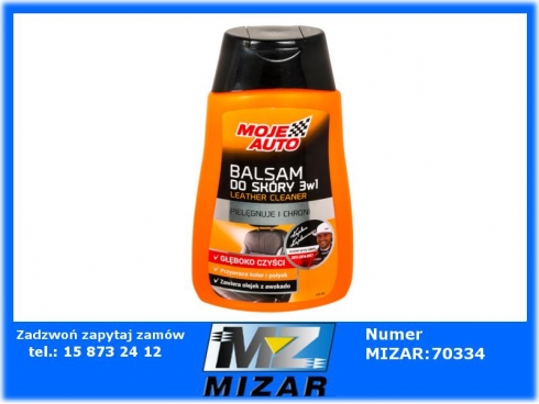 Środek balsam do czyszczenia skóry 3w1 250ml Moje Auto-57470