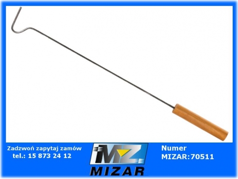 Pogrzebacz do pieca kominka węgla popiołu 620mm-57429