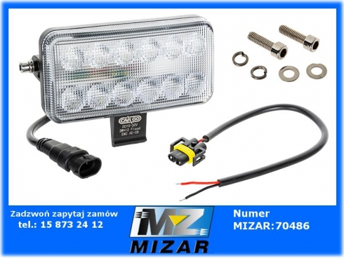 Lampa robocza LED halogen dach 36W 12V 24V 3380Lm Case New Holland 82031078-57627