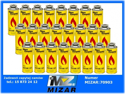 Gaz nabój kartusz 400ml 227g x24-57901