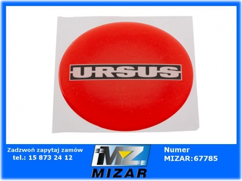 Emblemat naklejka wypukła 3D-w2 Oryginał Ursus-57985