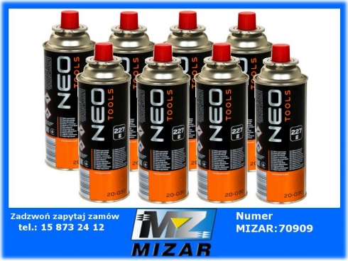 Gaz nabój kartusz 220g 400ml do kuchenki NEO x8-58062