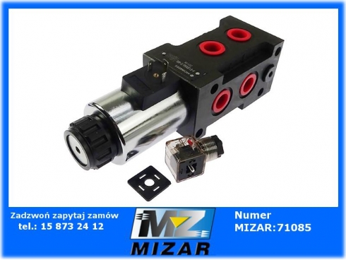 Dzielnik zawór elektrozawór kierunkowy elektromagnetyczny kontroli E12DVS6/2-80L G1/2" 12V 80L Archimedes-58099