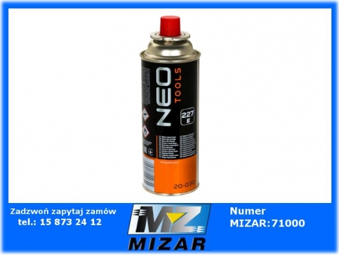 Gaz nabój kartusz 227g 400ml NEO Tools-58041