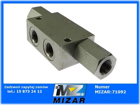 Zawór VBPDE 1/2" zwrotny bliźniaczy sterowany zamek hydrauliczny Archimedes-58121