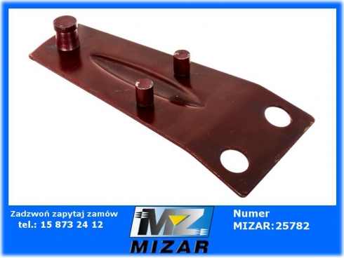 Trzymak noża kosiarki 210x94x3 fi 19mm SAPHIR Deutz-Fahr AGV 06563514 11017010550.00-58166