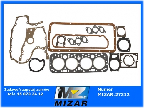 KOMPLET USZCZELEK SILNIKA JUMZ D-65-58181