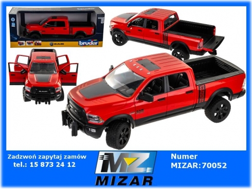 Auto Dodge RAM 2500 Power Wagon Bruder 02500-58265