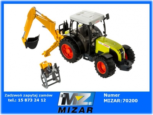 Traktor Class Nectis 267F + ramię koparki Bruder 02110 02338-58206