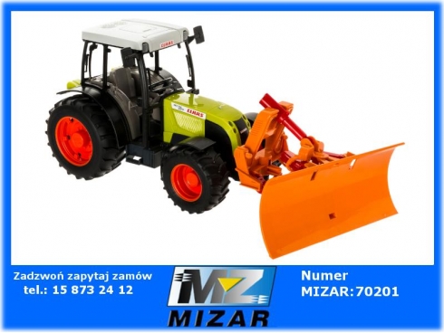 Traktor Class Nectis 267F + Lemiesz pług śnieżny do ciągników Bruder 02110 02581-58207