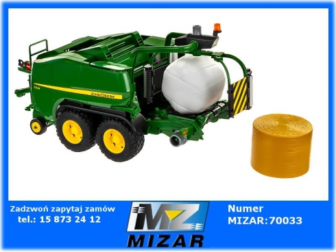 Prasa rolujaca do słomy John Deere C441R Bruder 02032-58351