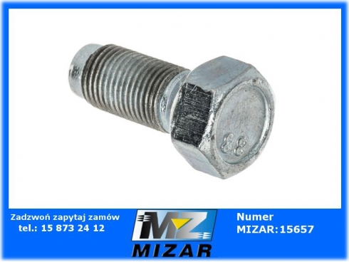 ŚRUBA KOŁA PRZEDNIEGO MF 1/2"-20 UNF 887135M1-58486