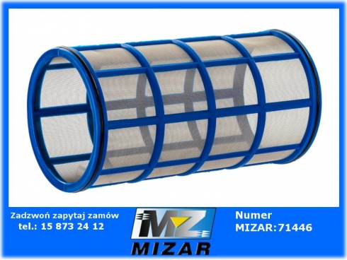 Wkład sito filtra ssawnego dużego niebieski MESH 50 108x200mm Agroplast-58453