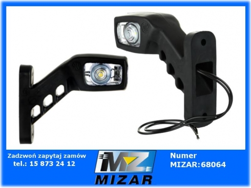 Lampa obrysowa LED przód tył bok 12V 24V prawa + lewa para-58691