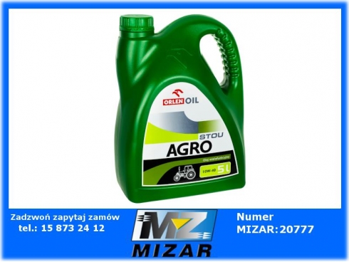 Olej Wielofunkcyjny AGRO STOU 10W40 5l Orlen-58951