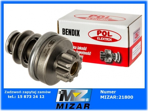 Zespół sprzęgający rozrusznika bendix Zetor 7520-10540 9Z odpowiednik 932321-58952