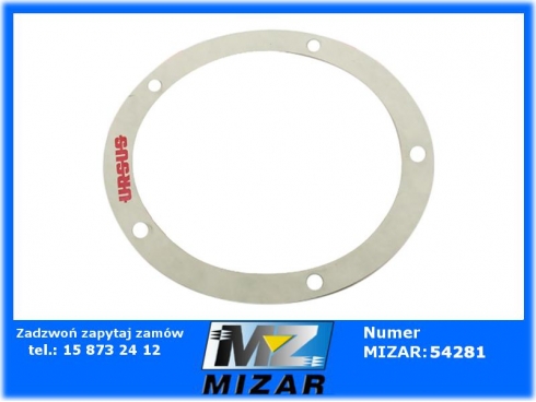 Uszczelka kadłuba cylindrów pokrywy tylnej silnika krążelit 0,8mm C-330 Oryginał Ursus-58986