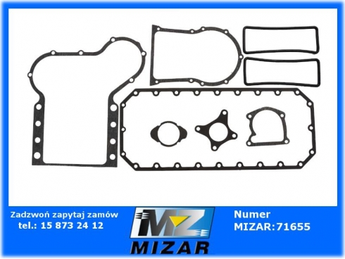 Uszczelki bloku silnika Zetor 4 cylindry zestaw 43200093-58902