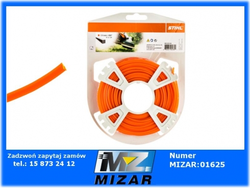 Żyłka tnąca kwadratowa 2,4mm rolka 41m oryginał Stihl-59065