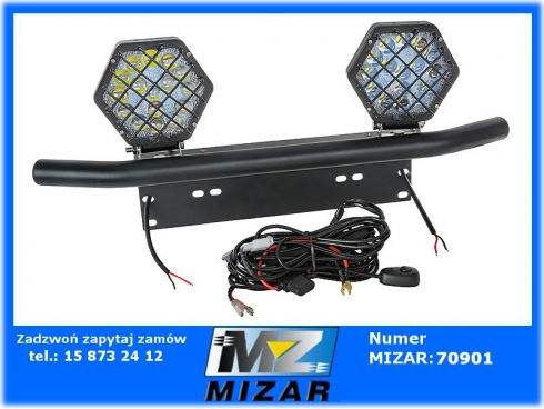 Lampa 16 Led 48W dalekosiężna 2szt wspornik + instalacja Off Road-59206