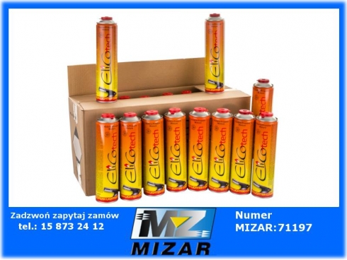 Gaz kartusz 600ml do kuchenki palnika Elico x24-59429