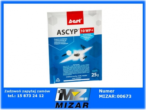 ASCYP 10WP NA MUCHY 25g preparat owadobójczy-59714