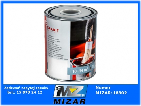 Lakier czarny do zabezpieczania podwozi ramy 1L Granit-59934