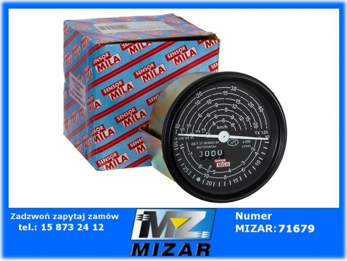 LICZNIK MTG MOTOGODZIN OBROTOMIERZ DO CIĄGNIKÓW MTZ 80 82 TX135 Sensor Mila-60069