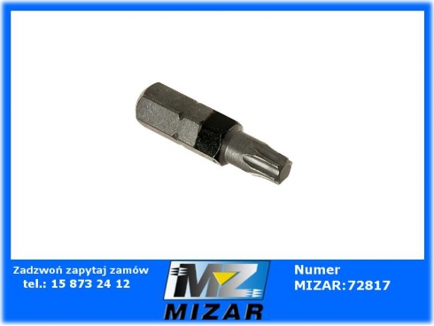 Końcówka wkrętakowa bit TORX TX25 1/4" 25mm czarny-60143