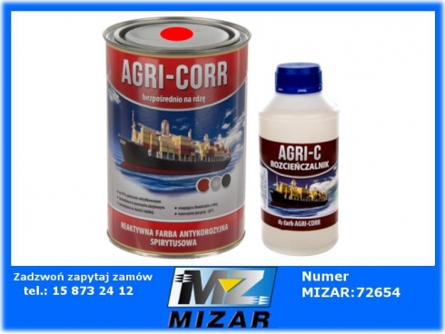 Antykorozyjny zestaw do maszyn Agri-Corr czerwony-60108