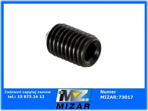 Wkręt dociskowy M12x20mm M12x1.75 stalowy 45H DIN914-60442