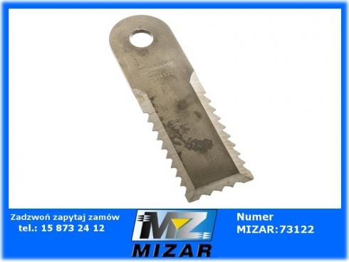 Nóż bijakowy 173x50x4mm New Holland John Deere Laverda LA322326450 89833966 Z55610-60533