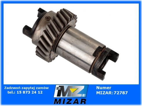 Wałek zębatka pompy hydraulicznej Fiat Ford New Holland 4724168 153633495-60702