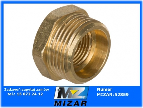 Redukcja GW 1/2" x GZ 1" mosiężna-60776