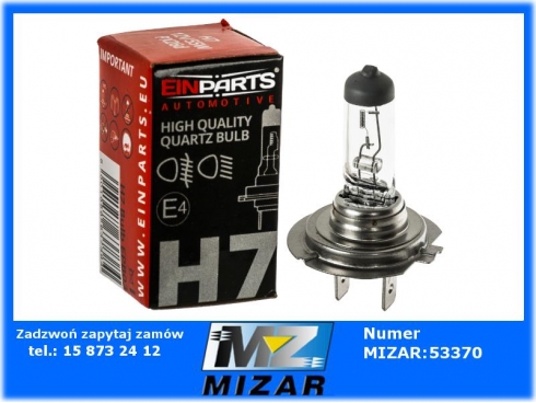 Żarówka H7 12V 55W EPB03 Einparts -61009