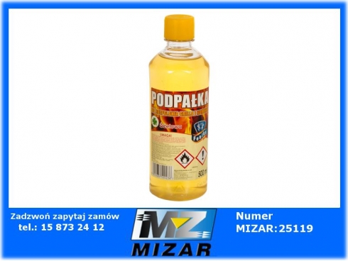 Podpałka żelowa do rozpalania kominka grilla 500ml-61408