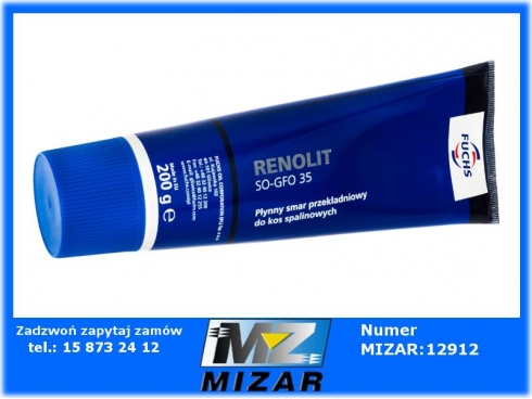 Smar płynny przedkładniowy do przekłądni kos spalinowych Renolit SO-GFO 35 200g FUCHS-61536