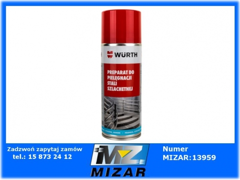 Preparat do pielęgnacji stali nierdzewnej 400ml Wurth-61555