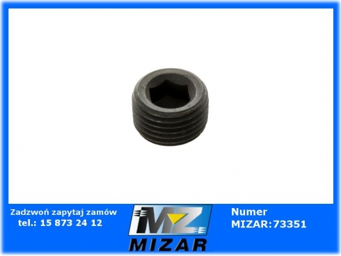 Korek gwintowany z gniazdem M16x1,5 DIN 906-61723