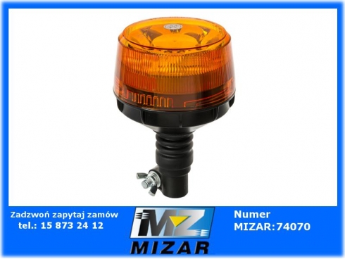 Lampa ostrzegawcza kogut na trzpień 12V 24V LED-61724