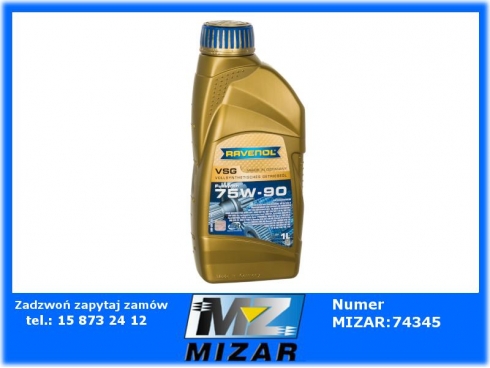 Oleje do przekladni manualnych RAV VSG 75W90 1L Ravenol-61880