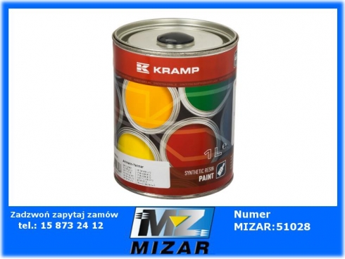 Lakier do maszyn Ammann-Yanmar ciemno zielony 1l Kramp-61920