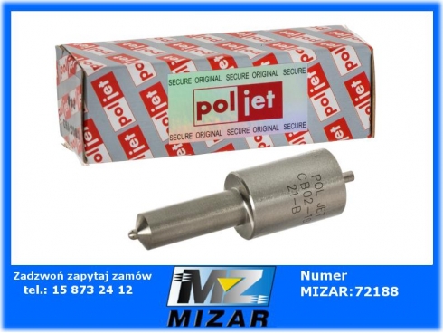 Końcówka wtryskiwacza C-360 50508730 DSL150A2 POLJET-62017